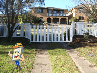 Vertical picket fencing & gates