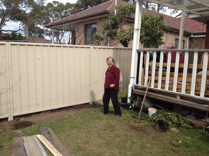 Colorbond fencing, North Ryde