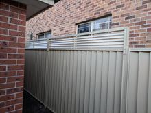 Colorbond Fence Extension with Louvre