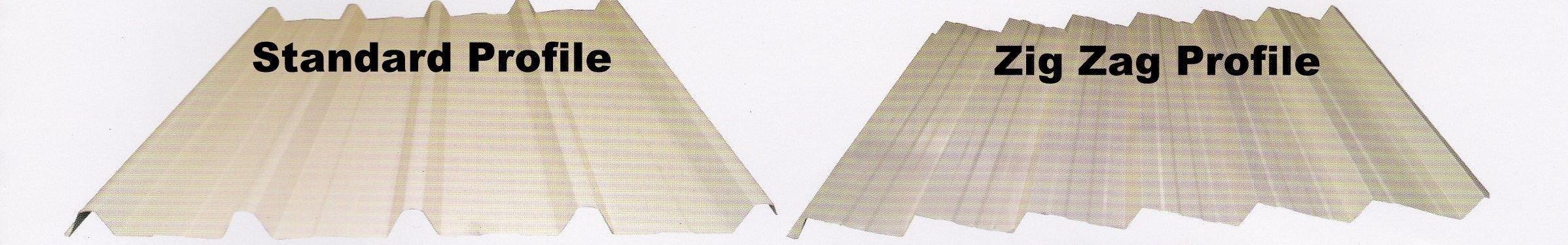 Colorbond fence sheet profiles