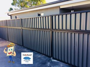 Fence Extension with Colorbond Sheet Infills