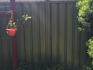 Colorbond Fence with Lattice